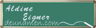 Aldine Eigner Visitenkarte